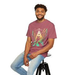 Raccoon UFO Funny Comfort Colors Graphic T-Shirt