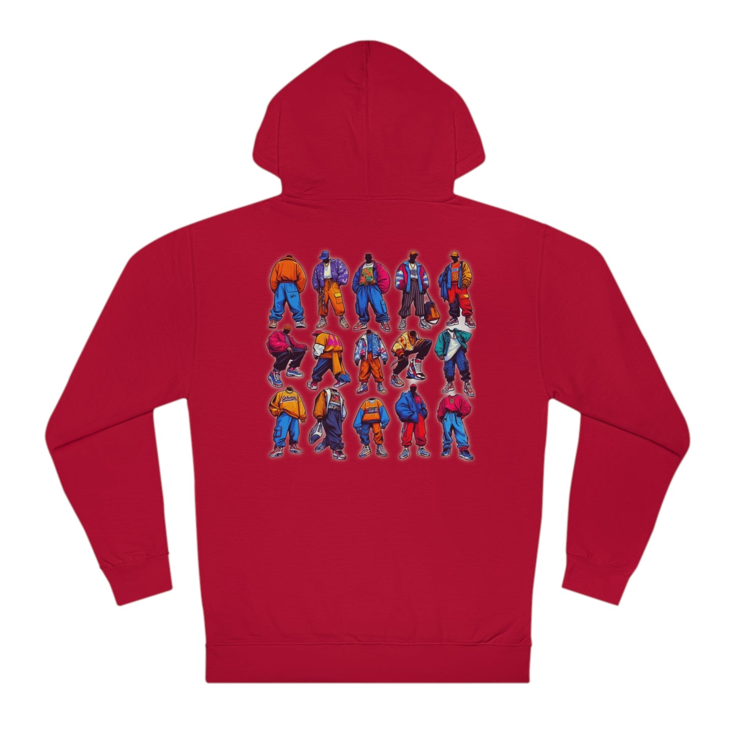 Paneled Hip Hop Clothing Styles that Defined the music and culture of the 1990s - Unisex Hooded Sweatshirt