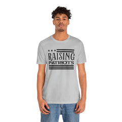 Raising Patriots Tee – Americana Stars & Stripes Family Pride T-Shirt