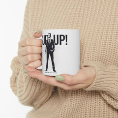 Barney Stinson "Suit Up!" Ceramic Mug — How I Met Your Mother Quote (11oz & 15oz)