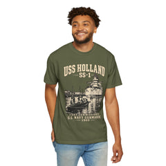 USS Holland SS-1 Submarine Vintage Graphic T-Shirt — Navy History Tee