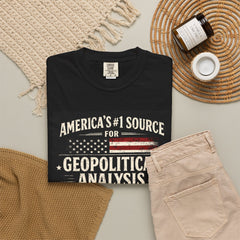 Coffee First Then World Affairs T-Shirt - "America's #1 Source for Geopolitical Analysis"