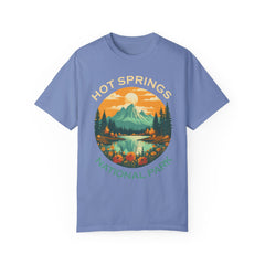 Hot Springs National Park Graphic, Comfort Colors Soft Relaxed Fit Unisex Garment-Dyed T-shirt