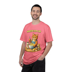 Whisker Cat Baking T-Shirt — Cute Cat Chef Graphic Tee
