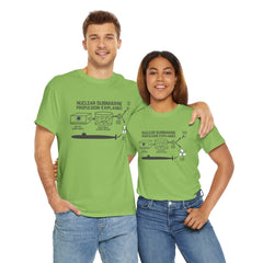 Nuclear Submarine Propulsion Explained Tee, Science Shirt, Geeky Gift, Educational Apparel, STEM Fashion, Nerdy T-Shirt