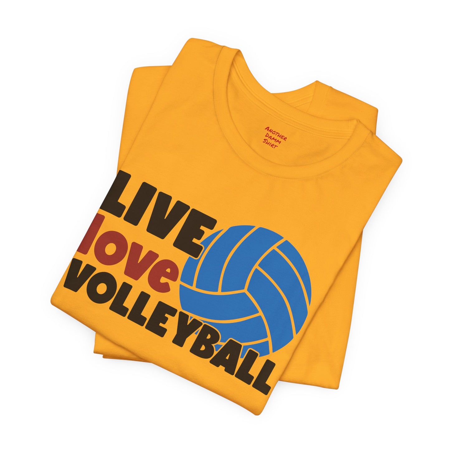 Live Love Volleyball T Shirt,gift for her,gift for him,volleyball gift,sports tee,team shirt,player gift,coach gift,Love Volleyball,Spike it