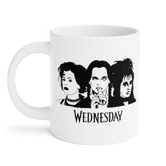 Wednesday Addams - Ceramic Mugs (11oz\15oz\20oz) | Pop Culture | Addams Family | Fan Gift | Gift For Her | Gothic Style Mug | Creepy Comedy