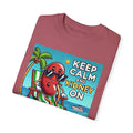 Keep Calm And Kidney On Graphic Unisex Garment-Dyed T-shirt