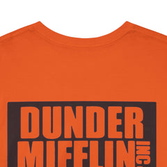 Buffalo Unisex Heavy Cotton Tee - Retro Dunder Mifflin Design for Nostalgic Fans