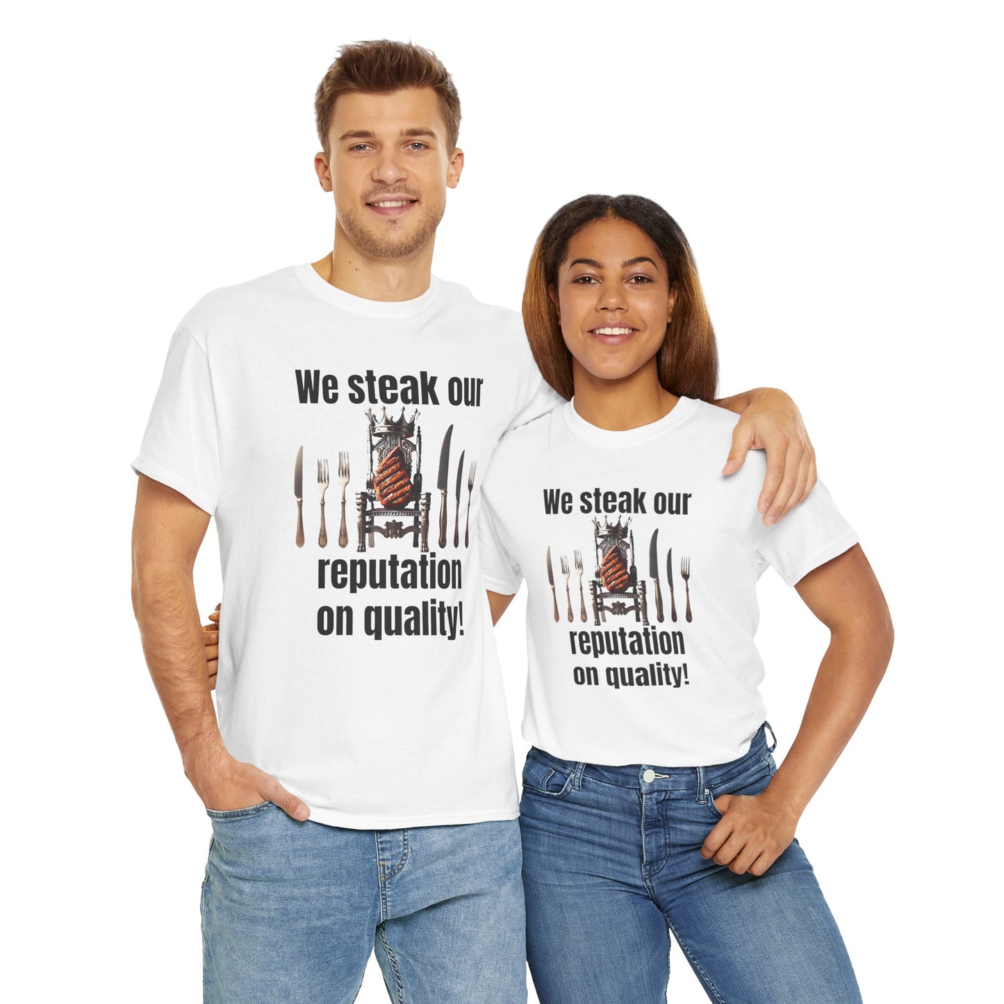 Butcher We steak our reputation on quality! - Unisex Tee