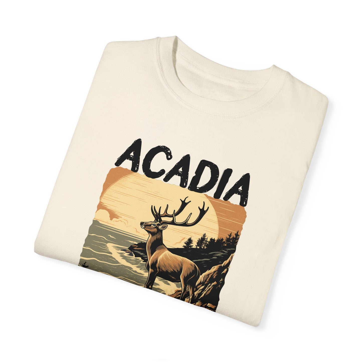 Arcadia National Park Graphic, Comfort Colors Soft Relaxed Fit Unisex Garment-Dyed T-shirt