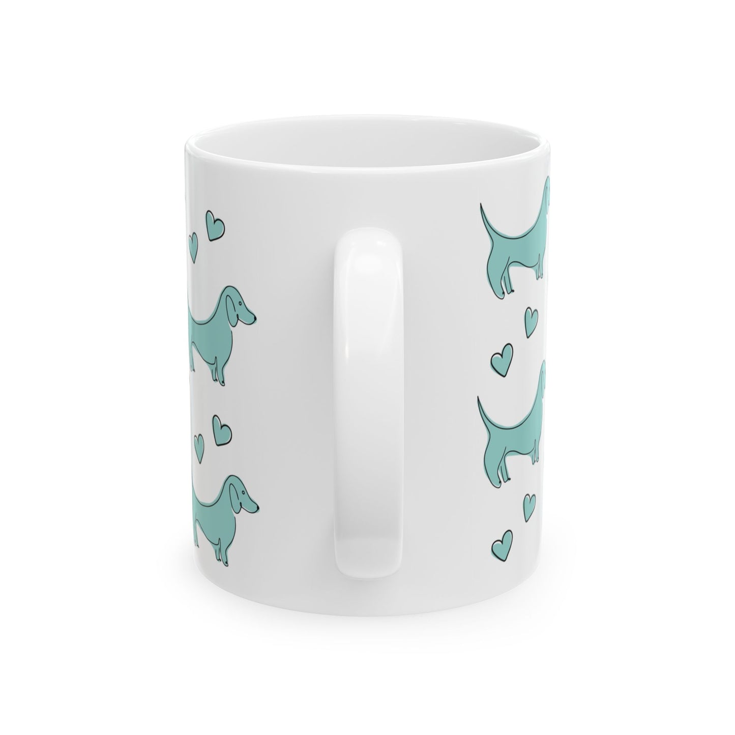 Dachshund Ceramic Mug, (11oz, 15oz)