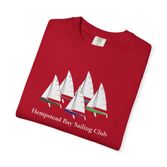 Hempstead Bay Sailing Club T-Shirt — Vintage Sailboat Race Day Tee