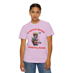 Tropical Beats Graphic T-Shirt — Feathery Feats Design