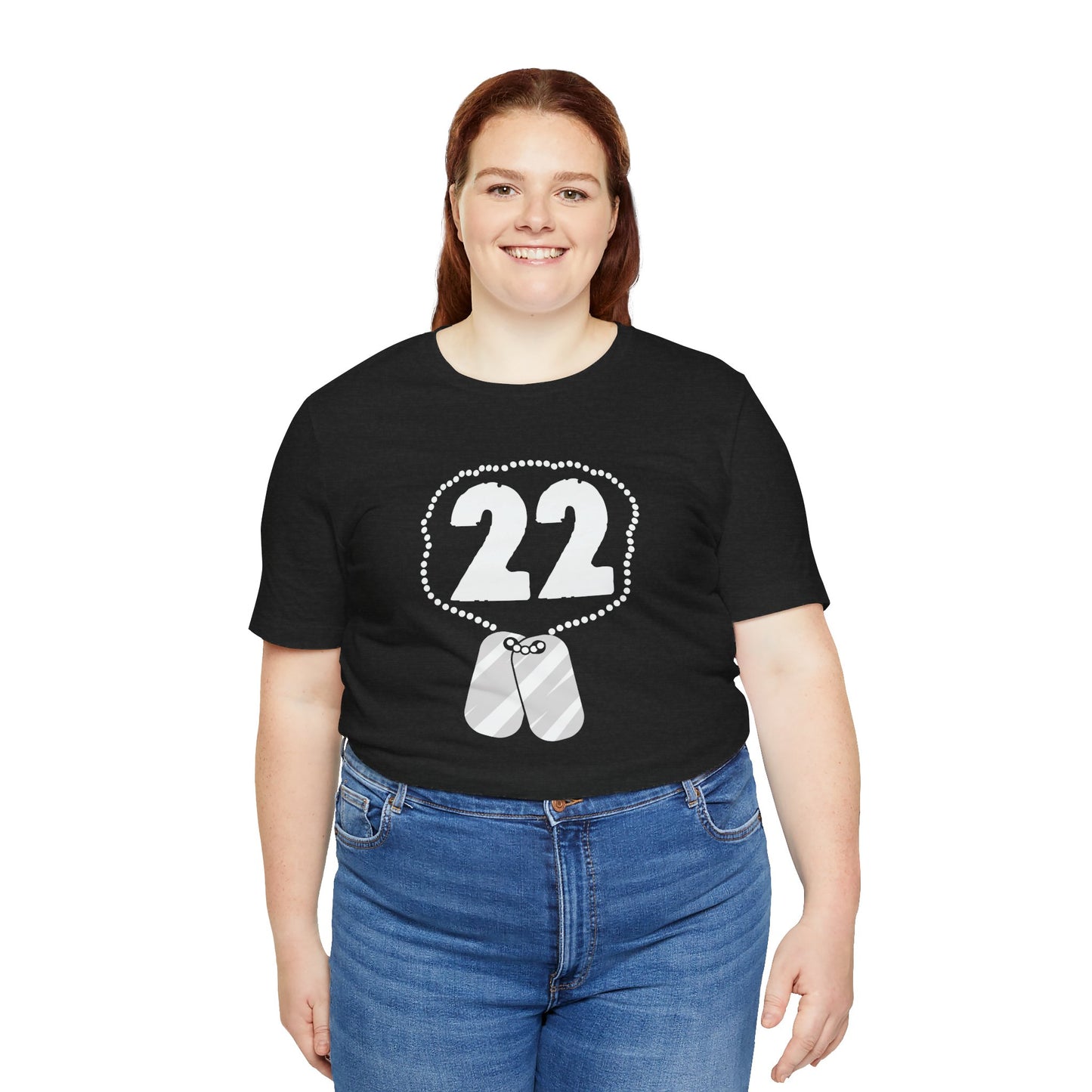 22 Veteran Suicides A Day - Unisex Jersey Short Sleeve Tee