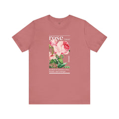 Rose Definition Unisex Tee - Symbol Of Romance, Love, Beauty And Courage