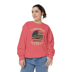 Vintage Submarine Veteran Sweatshirt, Unisex Crewneck, Comfortable Casual Wear, Perfect Gift for Veterans, Military Appreciation