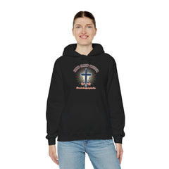 Faith & Freedom Cross Hoodie | Patriotic, Faith-Based July 4th Vintage Americana