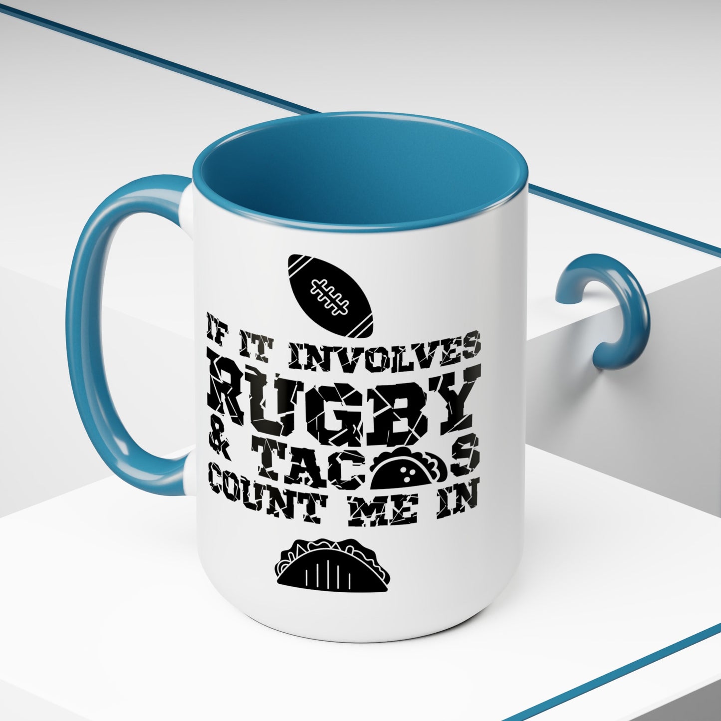 Funny RUGBY Ceramic 15oz Mug