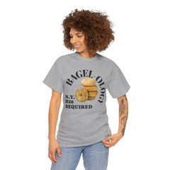 BAGEL -OLOGY NY H20 Needed - Unisex Heavy Cotton Tee