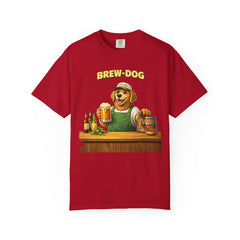 Golden Retriever Brewer Beer T-Shirt — Cute Brew-Dog Graphic Tee