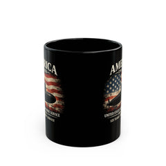 125th Submarine Service Coffee Mug — America 1776–2026 250th Anniversary Tribute (Black)