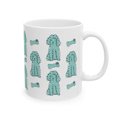 Poodle Ceramic Mug, (11oz, 15oz)