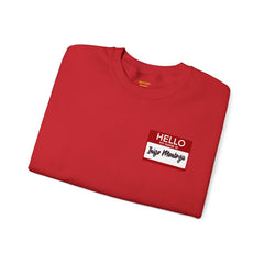 Princess Bride Funny Unisex Crewneck Sweatshirt,My Name Is Inigo Montoya,Hello sticker,gift for him,gift for her,funny Hello quote sticker