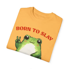 Vintage Style Frog , Born to slay -  Stylish Unisex T Shirt