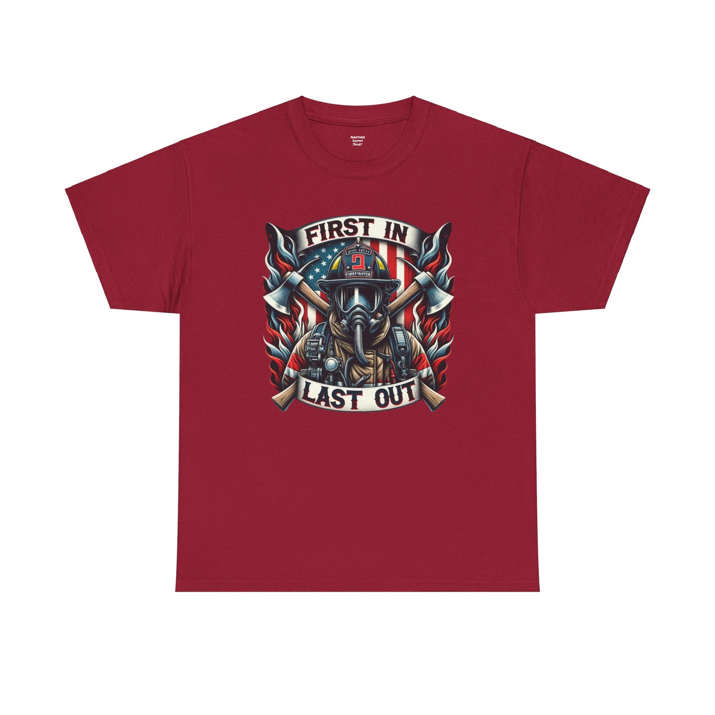 FIREFIGHTER First In Last Out - Unisex Jersey Short Sleeve Tee