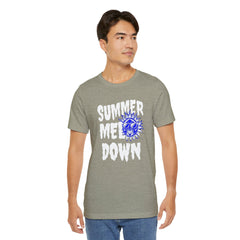 Summer Meltdown Graphic Tee — "Summer Melt Down" Sun Design