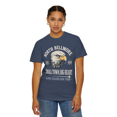 Your Home Town Personalized Eagle T‑Shirt — "Small Town, Big Heart"