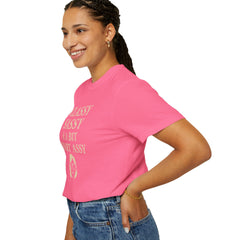 Classy Sassy T-shirt, Unisex Casual Top, Statement Tee, Gift for Her, Fashion Apparel, Birthday Humor Shirt