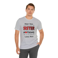 Personalized Funny Sister Insult Tee Shirt