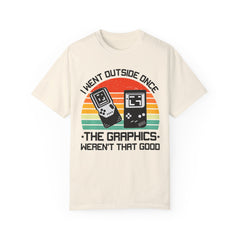 Retro Gamer Unisex T-Shirt - "I Went Outside Once"