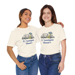 Éí Aanighóó Áhoolé Navajo The Truth Is Out There UFO Unisex Short Sleeve Tee