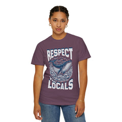Respect the Locals Whale T-Shirt — Marine Conservation Graphic