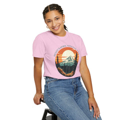 Mount Rainier National Park Graphic, Comfort Colors Soft Relaxed Fit Unisex Garment-Dyed T-shirt