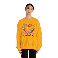 You Give Me Butterflies - Unisex Heavy Blend™ Crewneck Sweatshirt