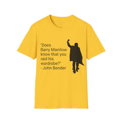 Does Barry Manilow know that you raid his wardrobe? / High School / John Bender / Breakfast Club / 80s Movies / John Hughes