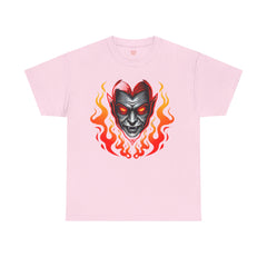 Flaming Fire Vampire - Graphic Unisex Heavy Cotton Tee
