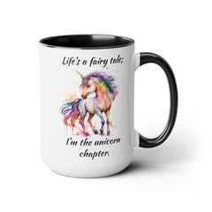 Unicorn coffee 15oz ceraminc mug,