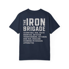 Iron Brigade Civil War Battles Unisex Garment-Dyed T-Shirt - Vintage Military Graphic Tee