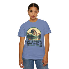 Glacier National Park Graphic, Comfort Colors Soft Relaxed Fit Unisex Garment-Dyed T-shirt