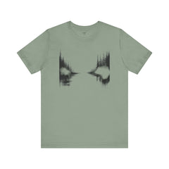 Mountain River Bank Nature-Inspired Graphic Tee