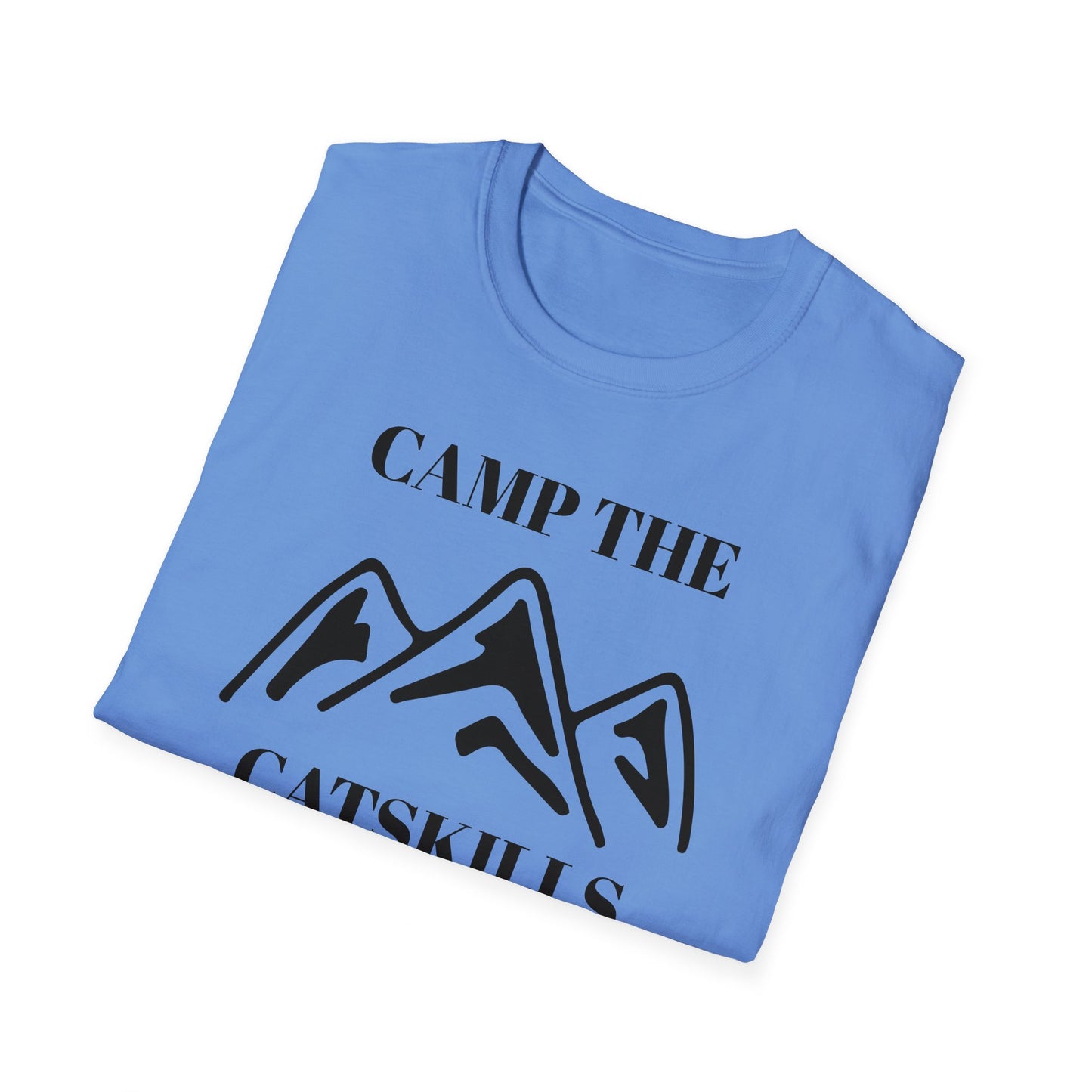 Camp The Catskillsi Unisex Softstyle T-Shirt  Catskill Mountains New York