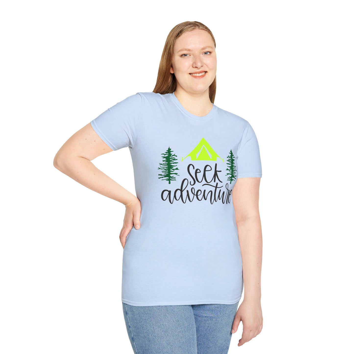 Seek Adventure Unisex Softstyle T-Shirt