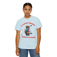 Tropical Beats Graphic T-Shirt — Feathery Feats Design