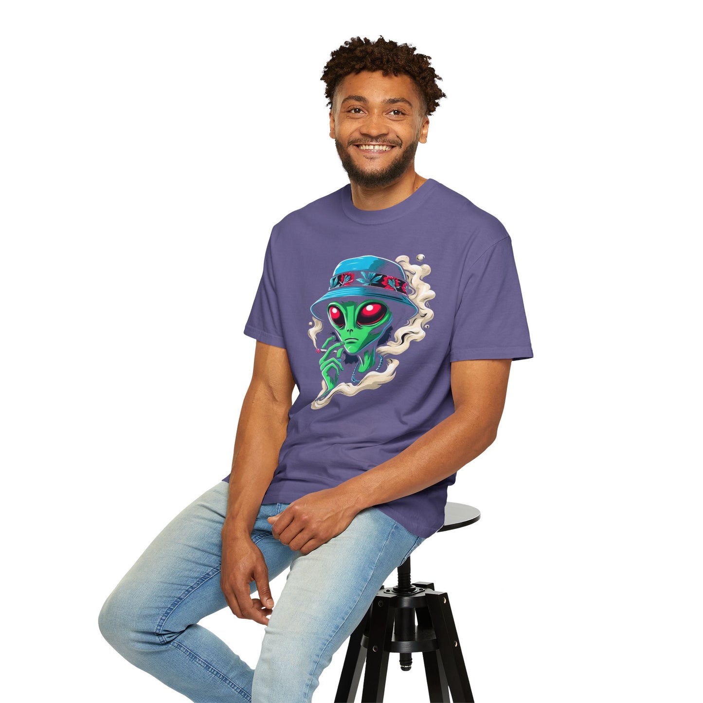 ALIEN WEED Vintage Style TShirt