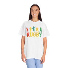 Rugby Players Rainbow Graphic T-Shirt